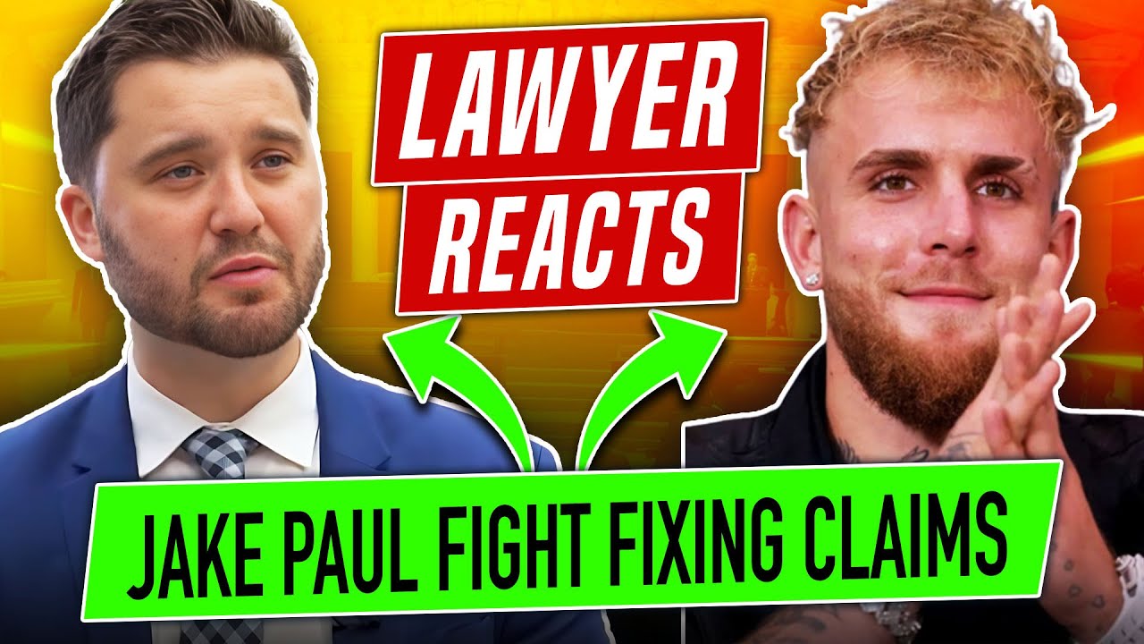 Why people need to STOP the Jake Paul fight fixing allegations | Lawyer Reacts