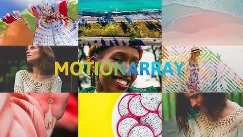 Colorful Summer Slideshow After Effects Templates