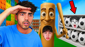 ESCONDIDAS CON CAMUFLAJE EN UNA JUGUETERIA