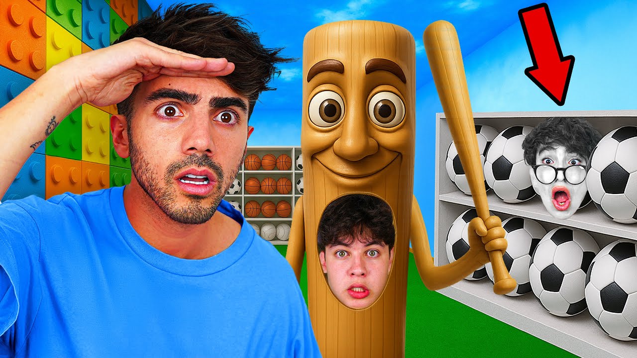 ESCONDIDAS CON CAMUFLAJE EN UNA JUGUETERIA