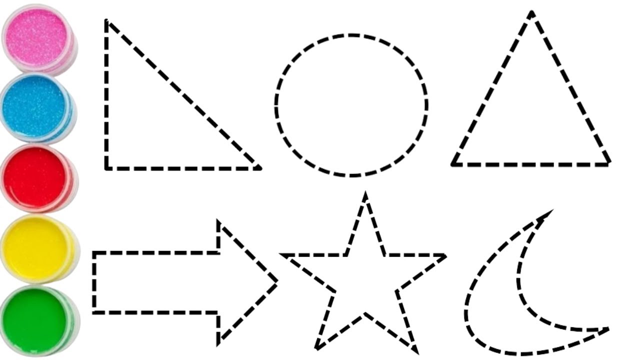 2D Shapes for Kids 🔺🔵🟨 | Learn Circle, Square, Triangle & More | Preschool Learning