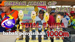Lomba merpati balap sprint Sembrani cobame cup 2021 1000m babak penyisihan
