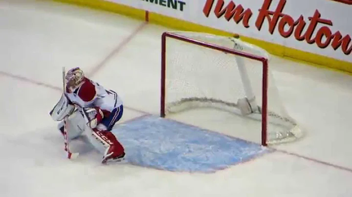 Carey Price in action during the Canadiens @ Senat...