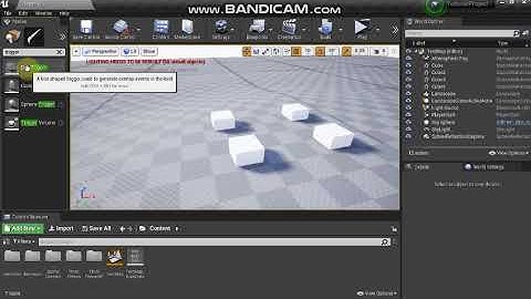 Unreal engine 4 Tutorial. Playing sounds from trigger box part 1