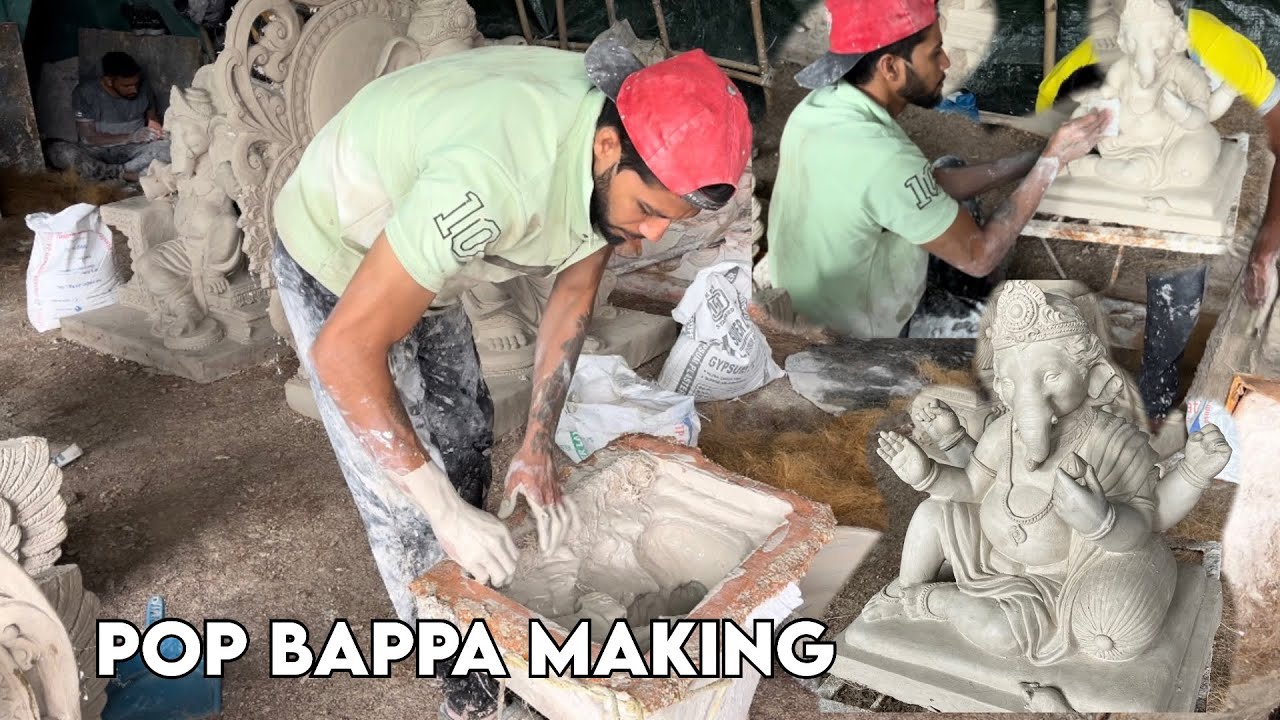 POP चे गणपती कसे तयार करतात चला बघूया ❤️ / 2025 🫶🏻