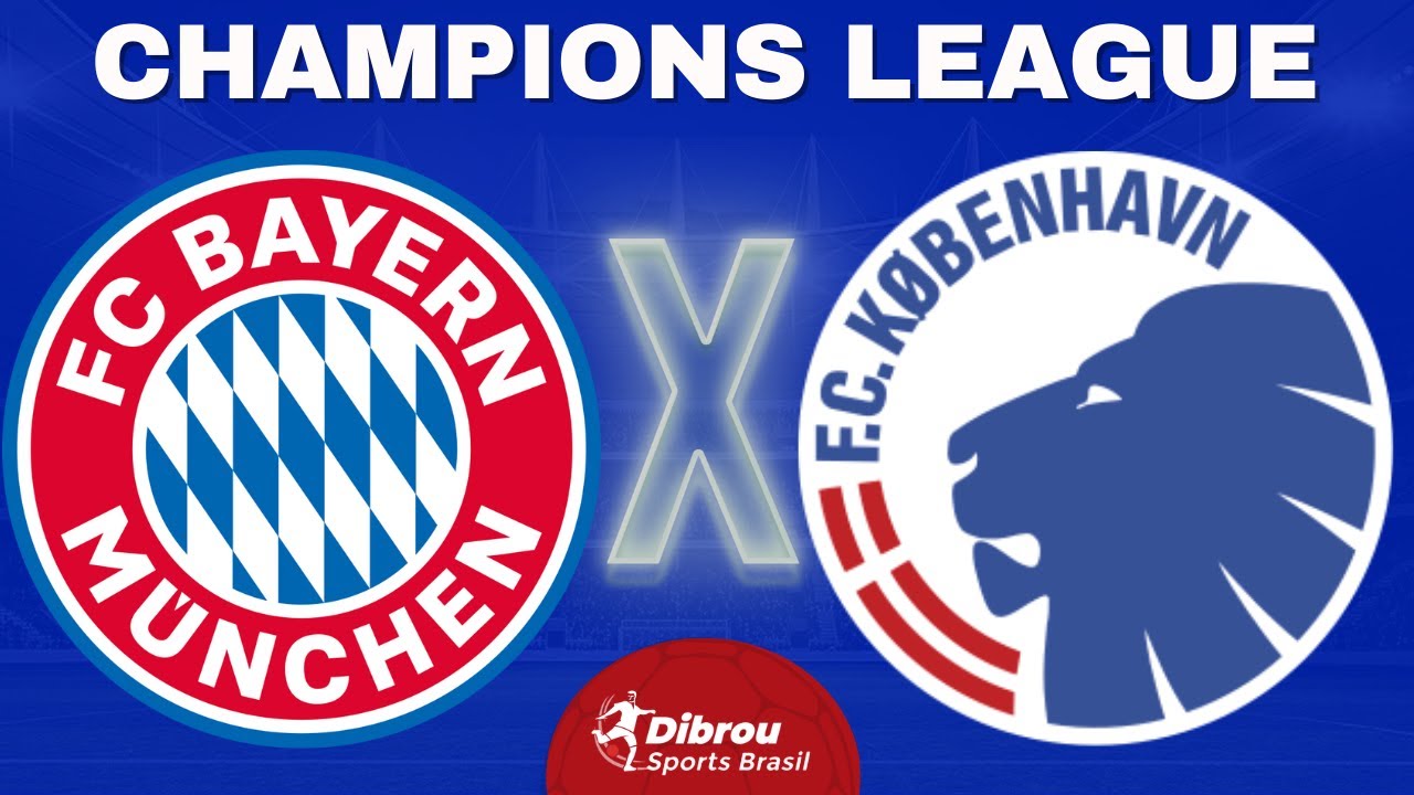 Champions League: Assista ao vivo e de graça ao jogo Copenhagen x Bayern de  Munique