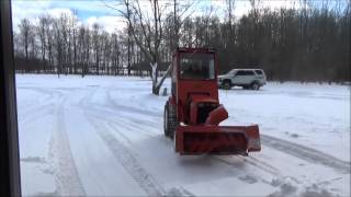 case 444 snowcaster snow cab black frame
