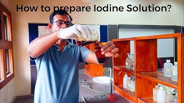 how to make iodine solution