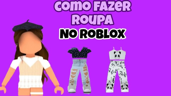 Como fazer T-shirt no Roblox personalizada com nome do canal, de graça! Use  ou Venda✨📱🖥✨Hey Misty 