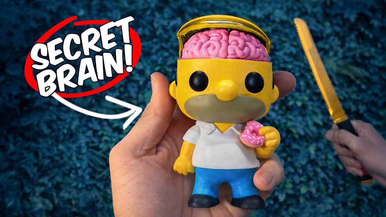 Secret Brain inside THE SIMPSONS Funkopop