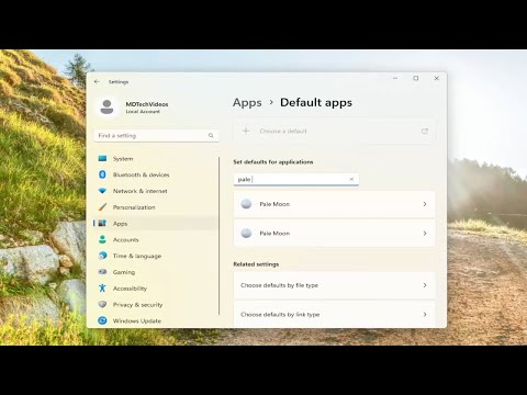 How To Make Pale Moon The Default Browser In Windows 11/10 [Guide]