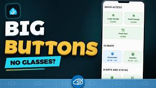 Home Assistant Mobile Dashboard With Big Buttons screenshot 2