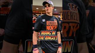 Joe Burrow is absolutely vibing his #Bengals squad. One glaring problem there Joe. #NFL You buying?