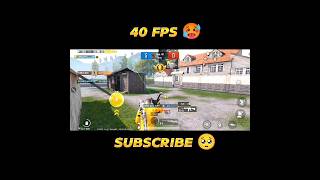 40 FPS is better than 60 ? 🤔#pubg #pubgmobile #fexx #shorts #youtubeshorts