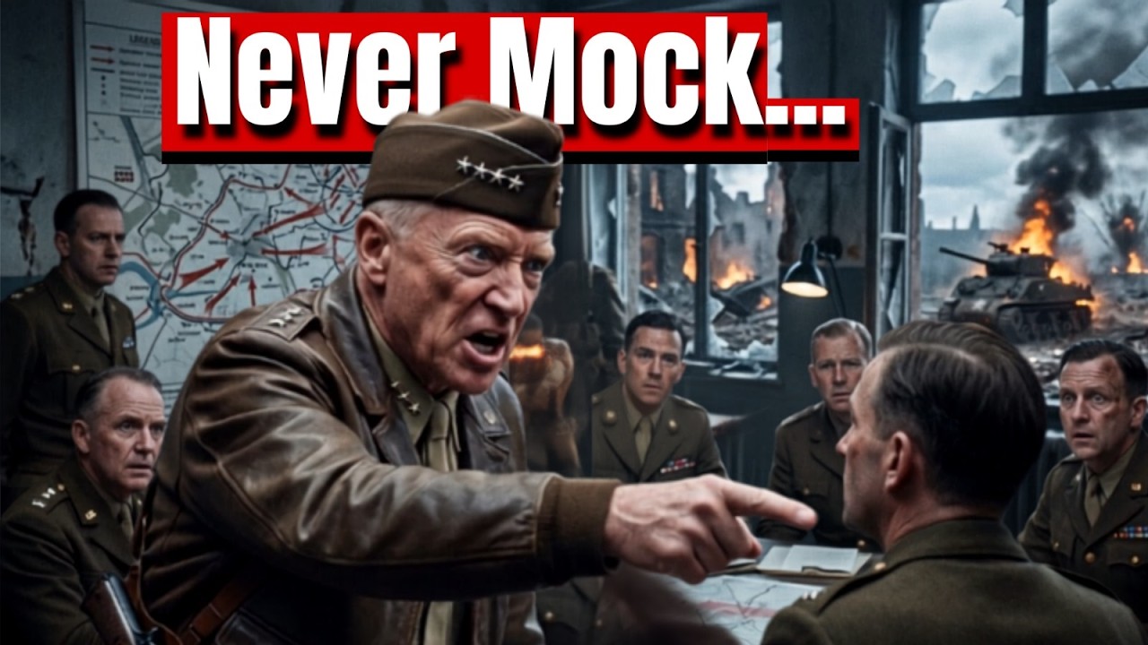 What Patton Did When an Officer Said "Operation Market Garden Proves American Stupidity