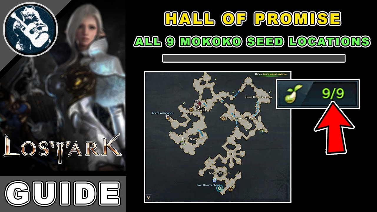 All 9 Hall of Promise Mokoko Seeds Location in Lost Ark | Yorn Map Locations Guide