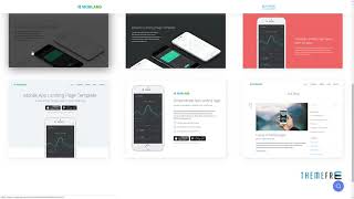 Mobile App Landing Page Templates -” Mobland        Dakota Kelcey screenshot 5