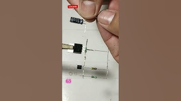 Single button push ON/OFF circuit useing IRFZ44 Mosfet#youtubeshorts #ytshorts#irfz44n#crazymrare