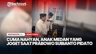 Cuma Nahyan, Anak Medan yang Berani Joget Saat Prabowo Subianto Pidato