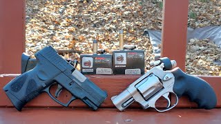 Short Barrels  .40 S&W VS .357 Magnum  Barnes TACXPD Ballistic Gel Test