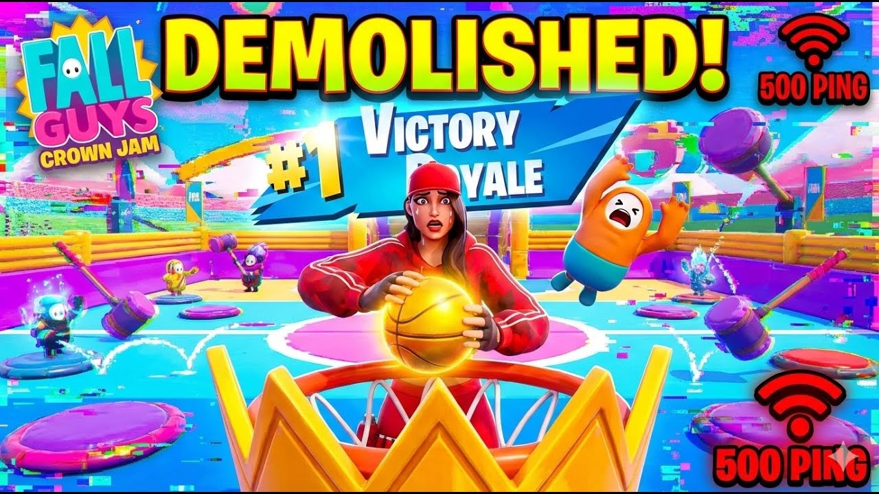 FALL GUYS IN FORTNITE IS CHAOS! 📉