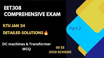 Question paper solutions Comprehensive exam EET308 JAN 2024 part 2