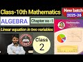 Linear Equations in Two Variables Class-10th Maths Practice set 1.1 #maharashtra #ssc #class10maths