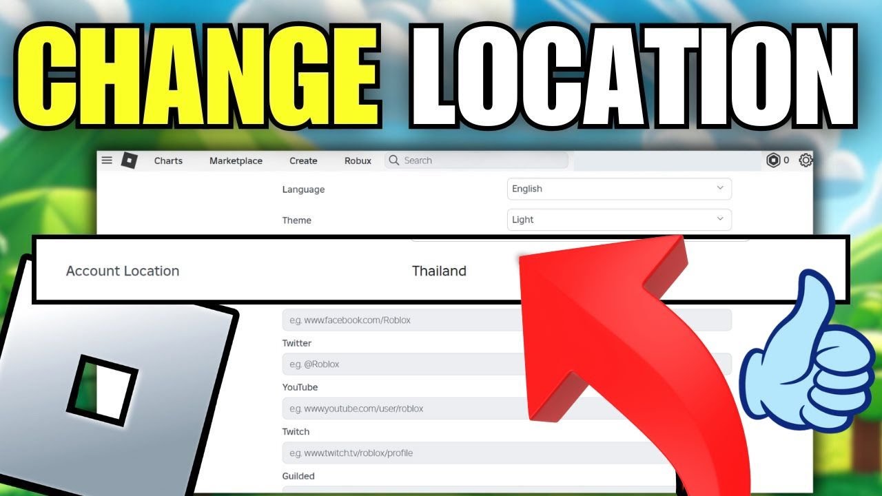 How to change account location in roblox 2025 youtube
