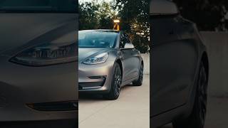I Wrapped my Tesla Model 3 | 3M Satin Dark Gray 😍 #shorts Profile