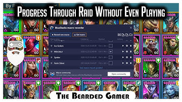 Raid : Shadow Legends | Using Bluestacks to Automate your Progress + Tip for free silver