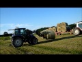 Heuernte 2013 Rundballen Fahren mit New Holland TL 90 und Massey Ferguson 3085