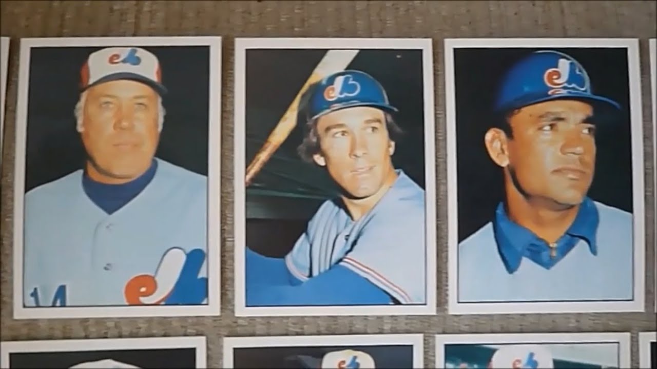 1976 SSPC Montreal Expos baseball cards YouTube