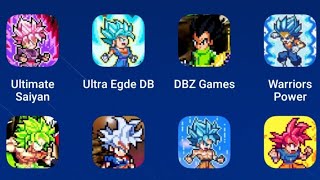 Ultimate Saiyan,Ultra Egde DB,DBZ Games,Warriors Power,Super Kakarot UI,DBZ Pocket Android,Goku Kof screenshot 1