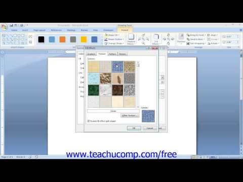 Word 2007 Tutorial The Format Shape Dialog Box-2007 Only Microsoft Training Lesson 13.9