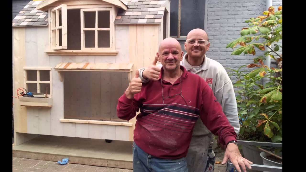 De stormpjes maken het zo ! hoogslaper van steigerhout en ...
