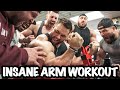 Pros vs bros arm workout  bodybuilding posing 101