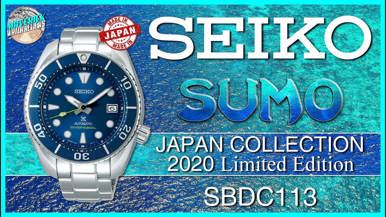 My Favorite Sumo! | Seiko Prospex Japan 2020 Collection 200m Automatic Sumo  SBDC113 Unbox & Review - YouTube
