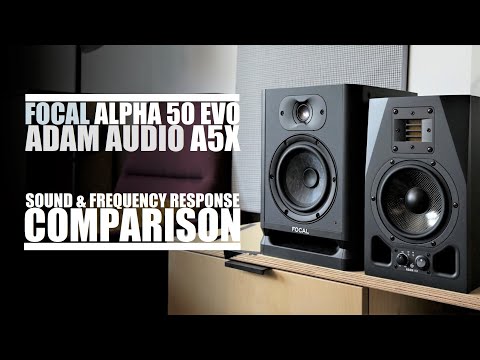 Video DSAUDIO.review || Adam Audio A5X vs Focal Alpha 50 EVO... - youtube
