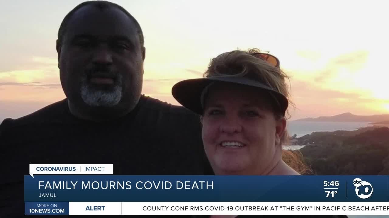 Jamul family mourns loss of husband from COVID-19 - YouTube