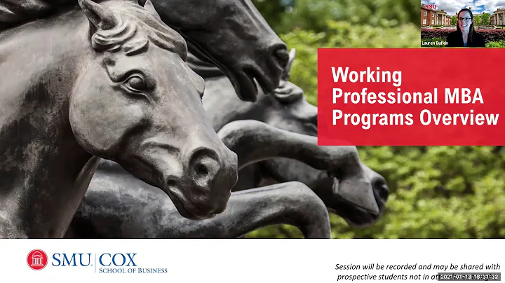 SMU Cox MBA Programs for Working Professionals