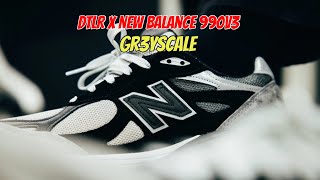 DTLR x New Balance 990v3 Gr3yscale