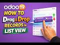 How to Drag & Drop Records in Odoo 19 List View || Part 78