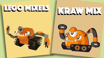 LEGO Mixels - Kraw Mix - Stop Motion Build (How to Build)