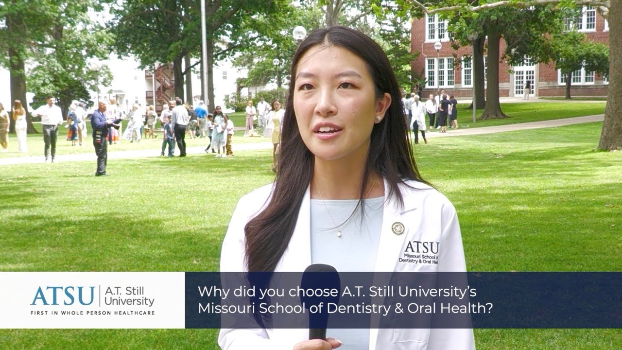 Церемония вручения белых халатов доктору стоматологической медицины ATSU-MOSDOH | Джессика Ванг