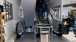 Paris, France. 6x OTIS escalator ride at BHV Marais Department store - Set 2/2 (pt2/2)