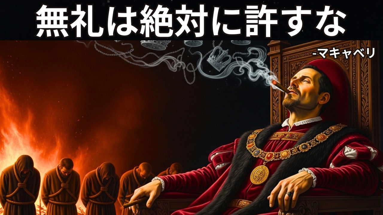 権力者は無礼をどう扱うか ― マキャベリ