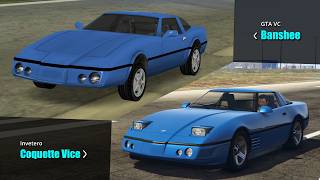 GTA V cars that are from GTA VC | Including missing cars