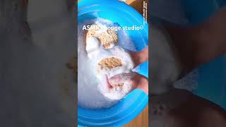 【ASMR】sponge squeezing ASMR⭐️🫧 #spongeasmr #spongesqueezing #spongesqueeze #spongerinse #shorts