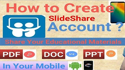 How to Create SlideShare Account in mobile| Create SlideShare Account 2018 #TechWorldNepal
