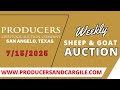 7/15/2025 - Sheep & Goat Auction - Producers Livestock Auction Company
